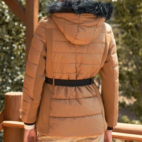 Belted Puffer Jacket - Picture 5 of 6